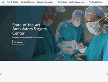 Tablet Screenshot of northmiamibeachsurgical.com